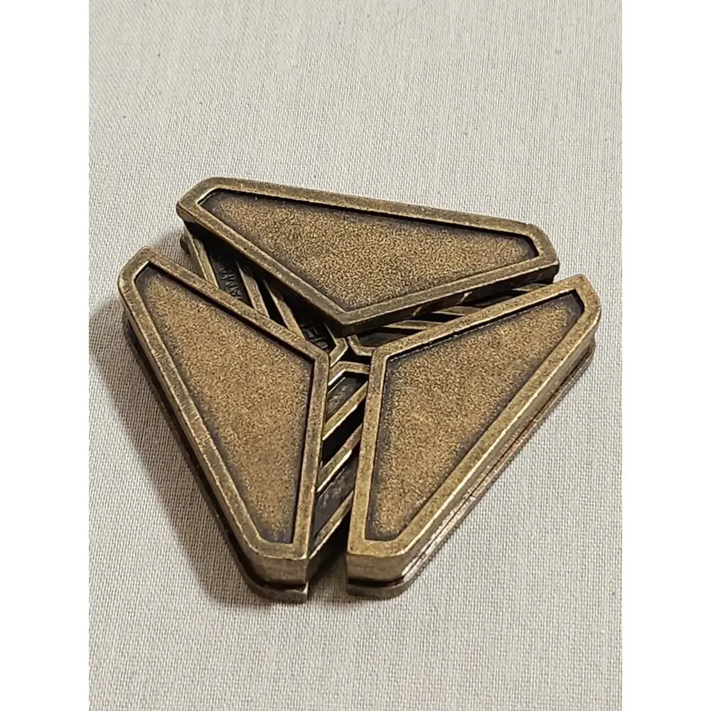 Geometric Shape Magic Toy Zinc Alloy Triangle Model Metal Puzzle Game